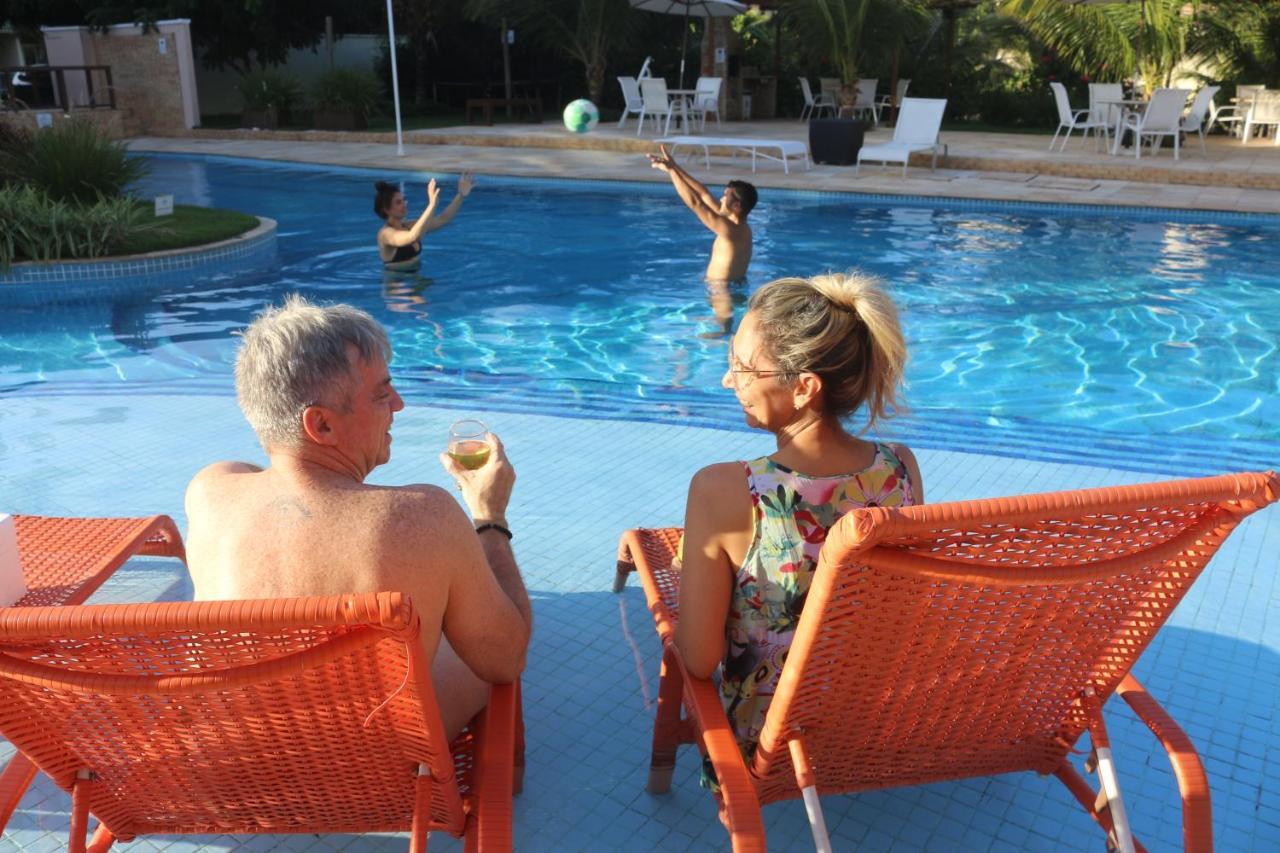 Palm Beach Porto Das Dunas, Apartamento Todo Climatizado Terreo A 350 Metros Beach Park Aquiraz Kültér fotó
